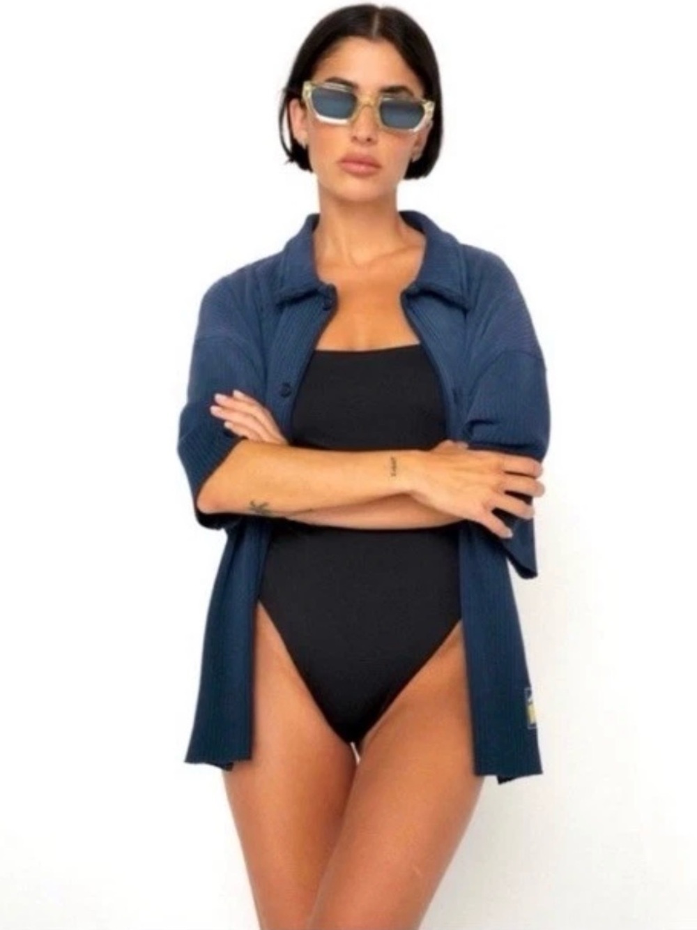 Madhappy x Kasakai Bowie No Tie Full Piece Black One-Piece Black Swimsuit